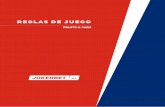 REGLAS DEL JUEGO - Apuestas deportivas