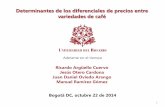 Determinantes de los diferenciales de precios ... - Colombia