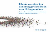 Retos de la inmigracion en Espana