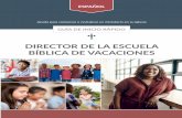 DIRECTOR DE LA ESCUELA BÍBLICA DE VACACIONES