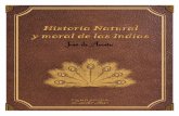 Historia natural y moral de las Indias