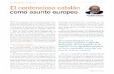 E DE E El contencioso catalán como asunto europeo