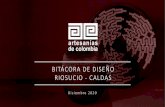 BITÁCORA DE DISEÑO RIOSUCIO - CALDAS