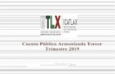 Cuenta Pública Armonizada Tercer Trimestre 2019