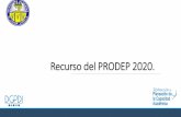 Recurso del PRODEP 2020.