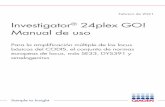 Investigator 24plex GO! Manual de uso