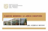 CANON MINERO 12 AÑOS DESPUÉS - Instituto de Ingenieros ...