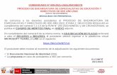 COMUNICADO N° 009-2021-UGEL05/CSEEYD PROCESO DE ...