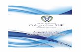 Acuerdos de Convivencia - Colegio Juan XXIII