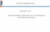BLOQUE II (7): BIOCENTRISMO, DERECHOS DE LOS ANIMALES ...