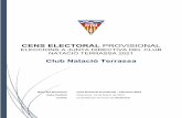 CENS ELECTORAL PROVISIONAL