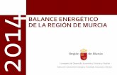BALANCE ENERGÉTICO DE LA REGIÓN DE MURCIA