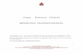 Guías Prácticas Clínicas MEDICINA TRANSFUSIONAL