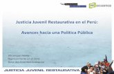 Justicia Juvenil Restaurativa en el Perú: Avances hacía ...