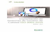Implantación de Sistemas de Gestión de Calidad ISO 9001:2015