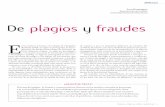 De plagios y fraudes - CienciaHoy
