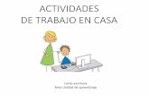 ACTIVIDADES DE TRABAJO EN CASA - dsls.cl
