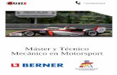 M áster y Técnico Mecánico en Motorsport