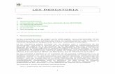 LEX MERCATORIA - Derecho Comercial