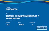 Tema: GRÁFICO DE BARRAS VERTICALES Y HORIZONTALES