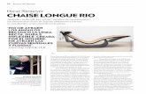 Oscar Niemeyer chaise Longue Rio - ESPASSO