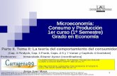 Microeconomía: Consumo y Producción 1er curso (1º Semestre ...