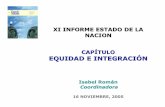 XI INFORME ESTADO DE LA NACION CAPÍTULO EQUIDAD E INTEGRACIÓN