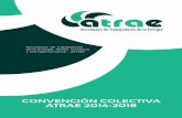 CONVENCIÓN COLECTIVA ATRAE 2014-2018