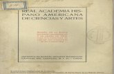 REAL ACADEMIA HIS- PANO AMERICANA DE CIENCIAS Y ARTES