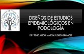 Diseños de estudios epidemiológicos en podología