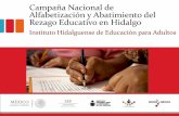 Campaña Nacional de Alfabetización y Abatimiento del ...