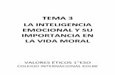 TEMA 3 LA INTELIGENCIA EMOCIONAL Y SU IMPORTANCIA EN LA ...