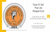 Fase IV del Plan de Reapertura - orange.k12.nj.us