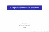 Computación Evolutiva: variantes