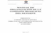 MANUAL DE ORGANIZACIÓN DE LA COMISIÓN MUNICIPAL DEL …