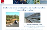 Sistemas para protección de motociclistas “Marco Normativo”