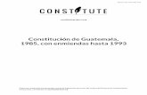 Constitución de Guatemala, 1985, con enmiendas hasta 1993