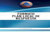 Plan Local de Respuesta – PLR-