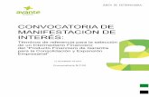 CONVOCATORIA DE MANIFESTACIÓN DE INTERÉS