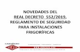 NOVEDADES DEL REAL DECRETO 552/2019, REGLAMENTO DE ...