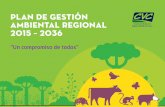 PLAN DE GESTIÓN AMBIENTAL REGIONAL 2015 – 2036