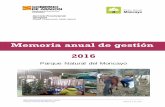Memoria anual de gestión 2016 - Aragon