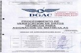 DGAC - SGC DOCUMENTO • PROCEDIMIENTO DE TECNICOS …