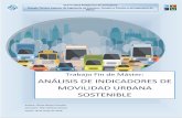Análisis de indicadores de movilidad urbana sostenible