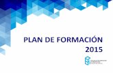 PLAN DE FORMACIÓN 2015