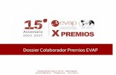 Dossier Colaborador Premios EVAP