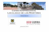 Censo Empresarial Localidad de los Mártires