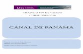 CANAL DE PANAMÁ - riull.ull.es