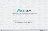 Informe de Resultados FESBA 2014/2015