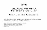 ZTE BLADE V9 VITA Teléfono Celular. Manual de Usuario